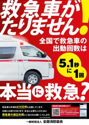 救急車適正利用ポスター