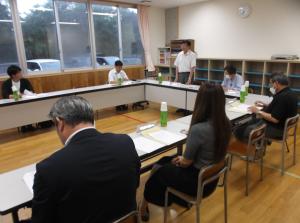 令和7年度白帆台学童連絡協議会協議風景